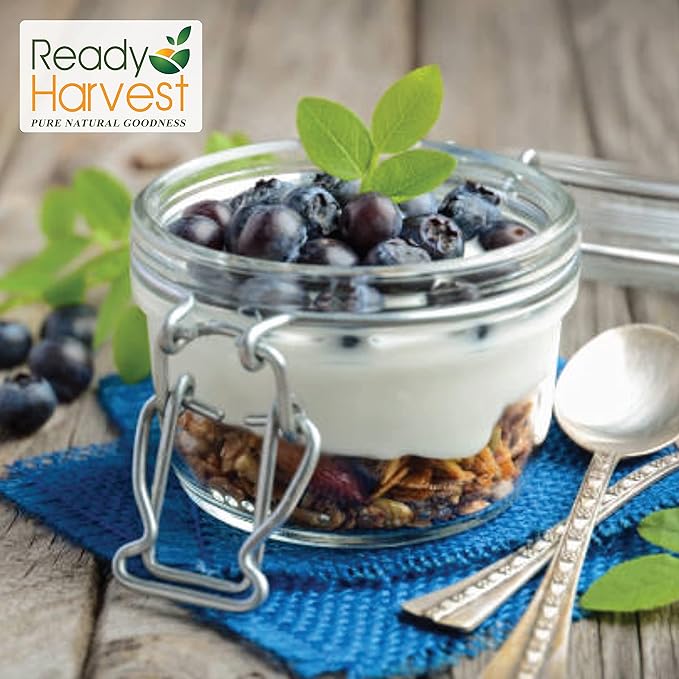 Ready Harvest Freeze-dried Blueberries | Blueberries Freeze-dried Fruit | Healthy Trail Mix | Camping food, School Emergency Food Supply 30 years | #10 Can 6 Cans