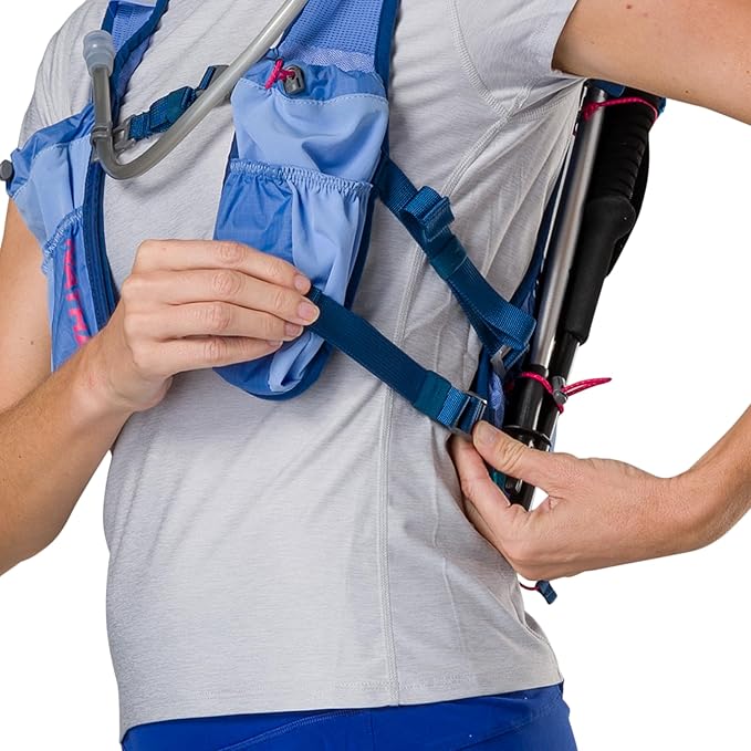 Nathan TrailMix Women's Running Vest/Hydration Pack. 12L (12 Liters) | 2L Bladder Included (2 liters). Zipper, Pockets.