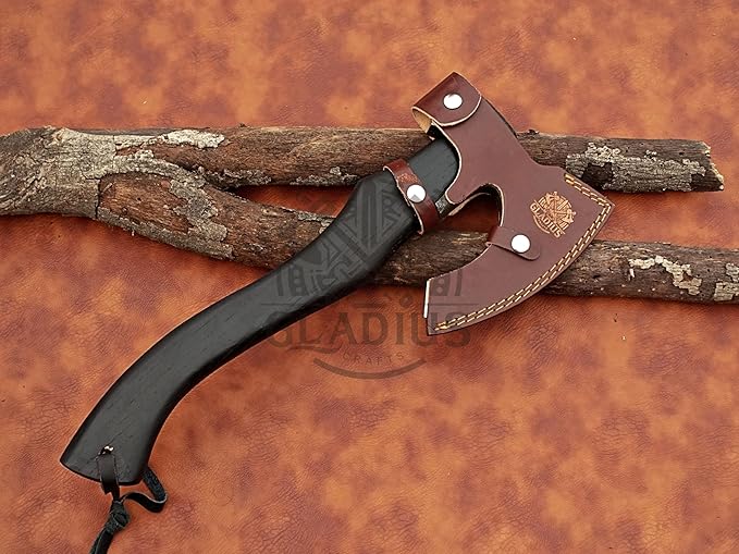| Exquisite Handmade Viking Axe - Ideal for Collectors & Enthusiasts | Authentic, Artisan-Crafted | Medieval Styled Axe with Durable and Robust High Carbon Steel (GC-AX16)