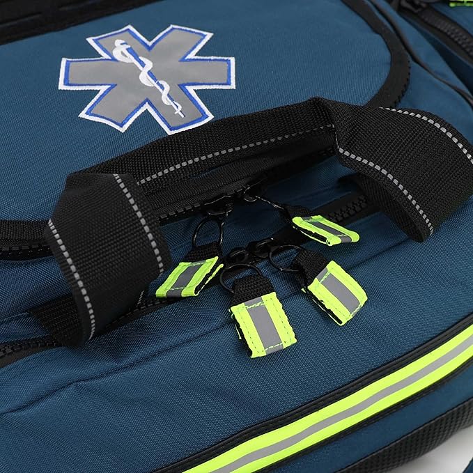 Lightning X Modular Large EMT Medic First Responder EMS Trauma Jump Bag w/Embroidered Name - Blue