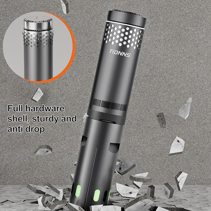 Camping Lights Rechargeable, Detachable Camping Lantern with Stand, Telescopic Waterproof Camp Lamp, Magnetic Work Hanging Light, LED Tent Flashlights for Emergency (Gray- Upgraded)