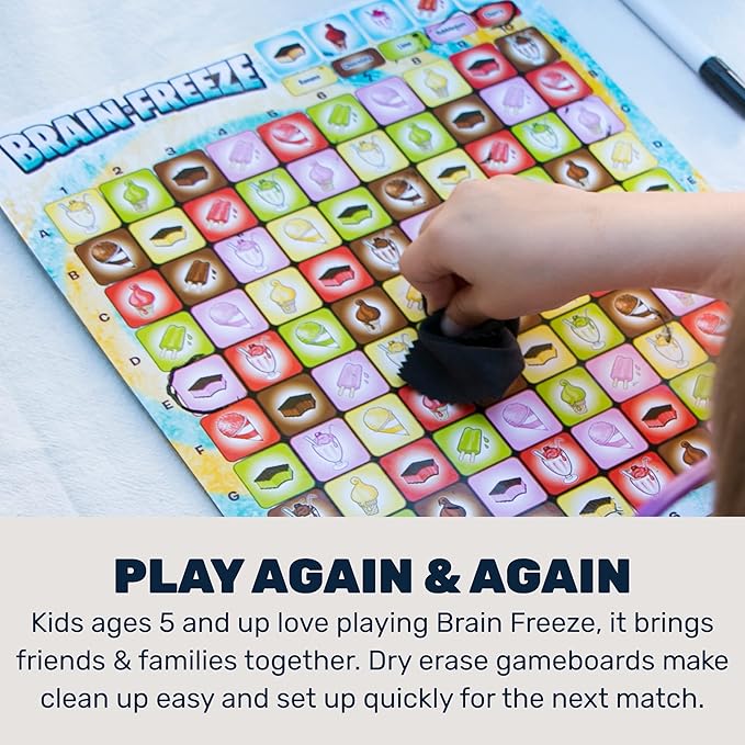Brain Freeze??Board Game ??Fun Memory Game for Kids & Families, Educational Toys & Learning Game, Logic & Deduction Challenge, Ages 5+