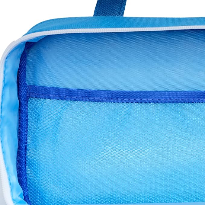 Compact Empty First Aid Kit Bag Emergency Trauma Medical Pouch Travel Medicine Organizer Bag for Home, Camping, Traveling, Car (Blue)