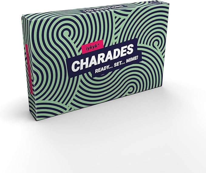 iykyk Charades - Fun Party Game for All - 150 Cards with Categories (Movie, Song, TV Show, and Celebrity/Character) - Twist onCharades - Perfect for Game Night and Parties! - Games Night - Great Gift!
