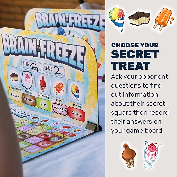 Brain Freeze??Board Game ??Fun Memory Game for Kids & Families, Educational Toys & Learning Game, Logic & Deduction Challenge, Ages 5+