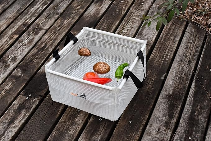 AceCamp Multifunctional Collapsible Water Basin, Folding Tub, Portable Bin, Lightweight Foldable Sink with Handles for Camping, Dish Washing, Laundry, Fishing, Hiking, Outdoors