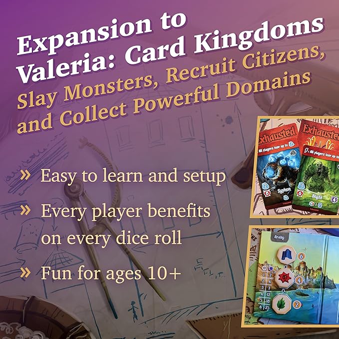 Valeria Card Kingdoms Crimson Seas Expansion: Strategic Map Exploration Board Game - Daily Magic Games