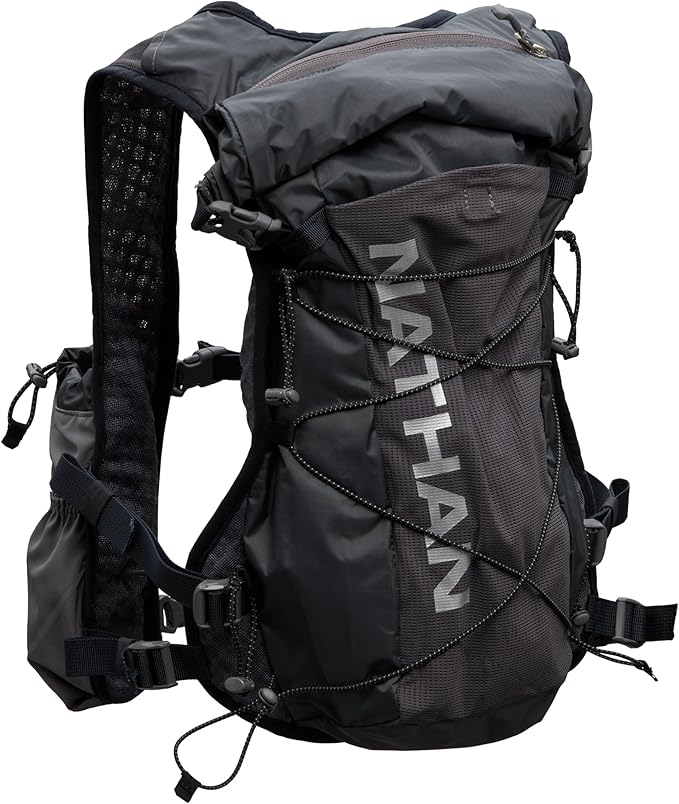 Nathan TrailMix Women's Running Vest/Hydration Pack. 12L (12 Liters) | 2L Bladder Included (2 liters). Zipper, Pockets.