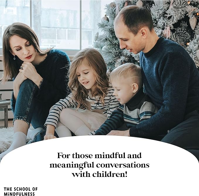 The School of Mindfulness- Mindfulness Game for Kids: Mindful Talk Cards for Children and Parents- for Authentic and Meaningful Conversations…