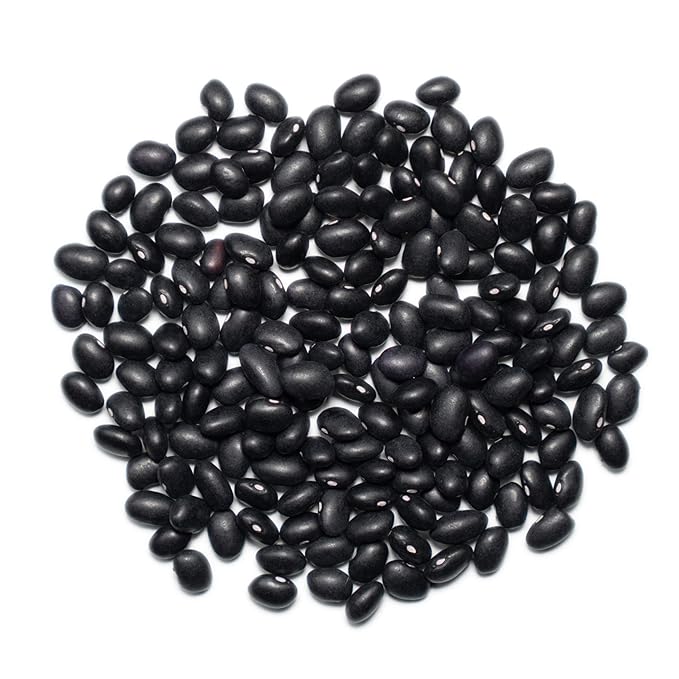 1000 SPRINGS MILL - Organic Black Beans | Used for Soups, Salads, Chili, Dips or Various Breakfast Dishes | Bulk Dry Black Beans | Resealable Bag | Vegan Friendly | 16oz (Pack of 4)