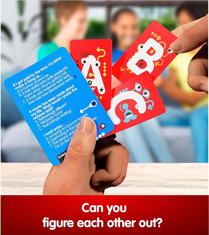 SUSSED The Wacky ?˜What Would You Do??Card Game - Social Fun for Teens, Boys, Girls for Kids Ages 10+ & Adults - Blue Pack