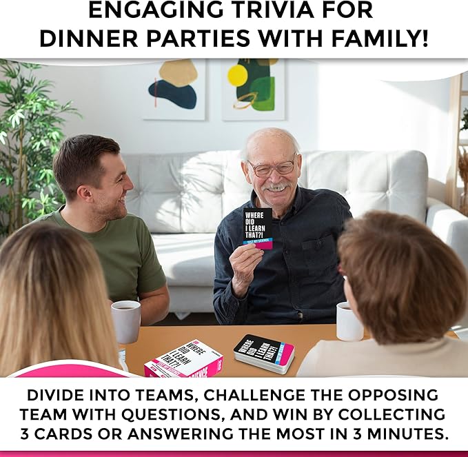 QUOKKA Trivia Card Game with 500 Questions in Science ??Trivia Games for Adults, Teens, and Families ??Trivia Cards with Answers ??Great Board Games Trivia for Family Party and Game Night