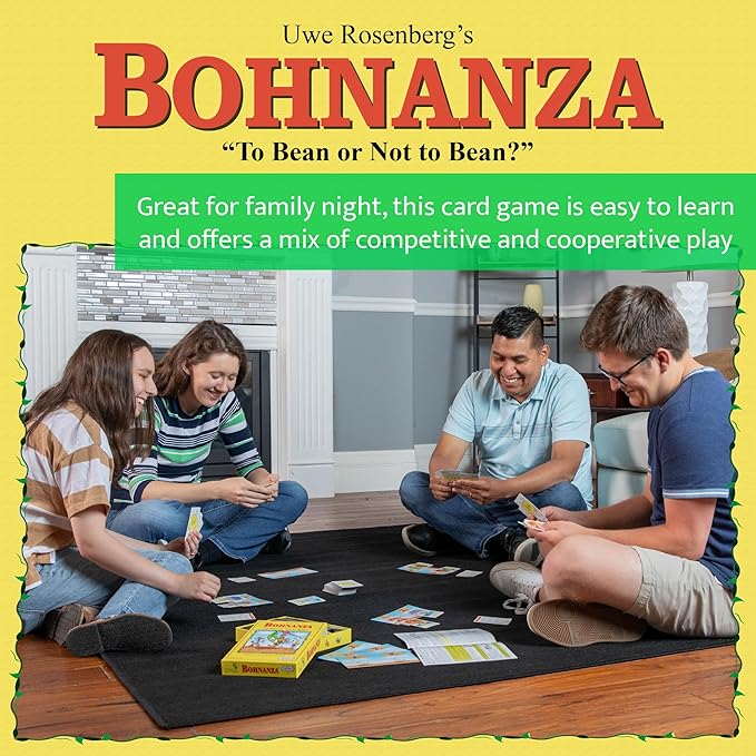 Amigo Games Bohnanza Classic Card Game ??Plant & Harvest Your Beans in This Exciting Strategic Game That is Fun for the Whole Family ??For Kids & Adults Ages 12 & Older