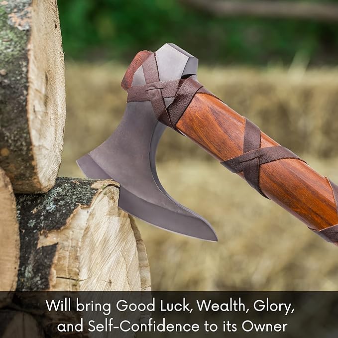 VikingsBrand Viking Battle Axe (Ragnar's Axe)