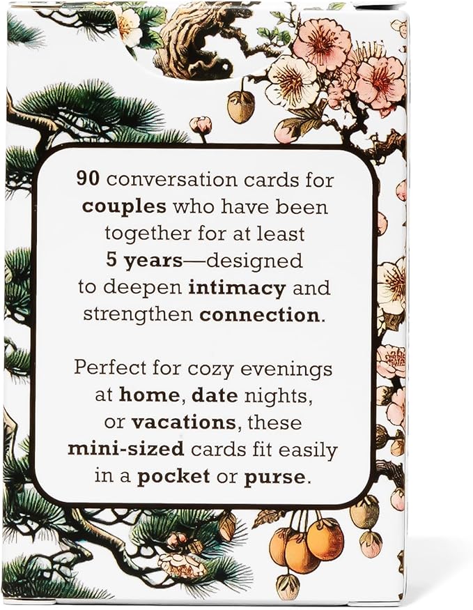 Rekindle: Keep Your Spark Bright - 10 Year Anniversary Long-Term Couples Conversation Cards - 90 Questions for Deeper Connection - Travel Gifts for Couples