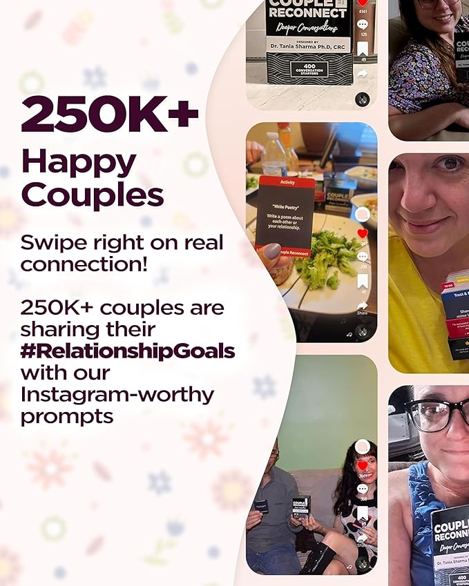 Couple Conversation Cards & Games, Maxi 800 Activities Set for Adults, Fun Board Card Game for Adult Couples in Relationship - Birthdays, Wedding, Wife Husband Gift, 2 Players Date Night Ideas Gifts