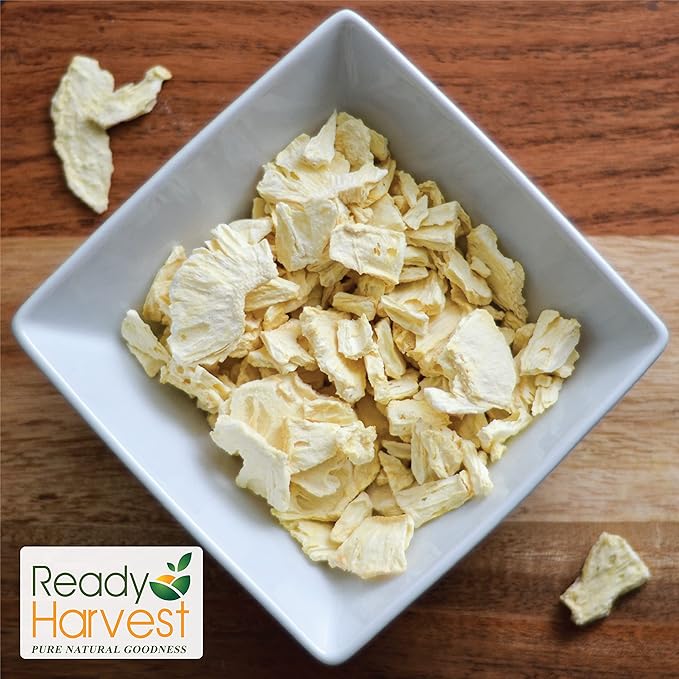 Ready Harvest Pineapples Freeze Dried Whole Foods for Emergency Food Storage, Camping Supplies, and Survival Kits | Sealed Fresh in #10 Can | 30 Year Shelf Life | 6 Cans