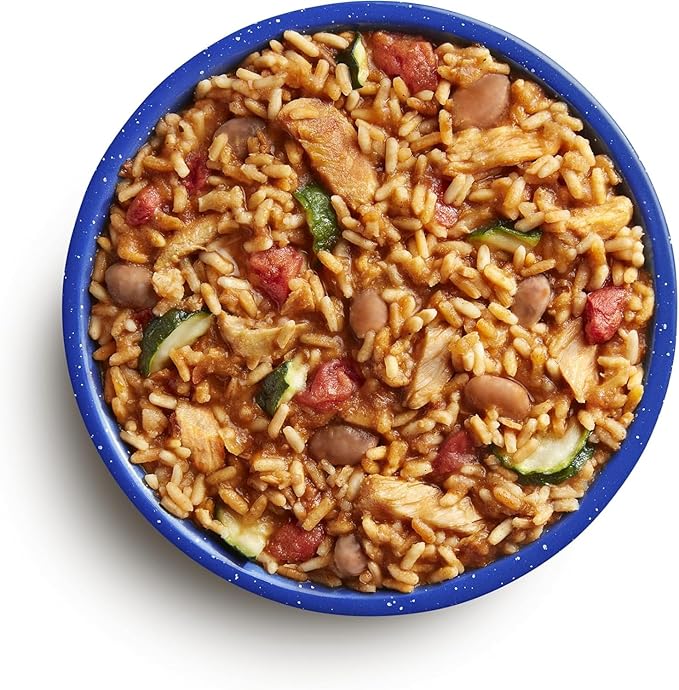 Mountain House Freeze Dried Mexican Style Adobo Rice & Chicken #10 Can | Emergency Survival Food, Camping, Backpacking | Long-Term Storage ??7 Servings per Can ??30-Year Taste Guarantee ??Pack of 6