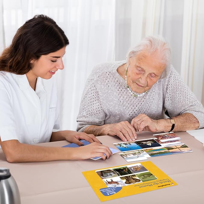 Keeping Busy Match The Photo Game with Fun Facts Set 4 Matching Games for Adults | Dementia Activities for Seniors | Activities for Dementia Patients | Alzheimers Activities for Elderly with Dementia