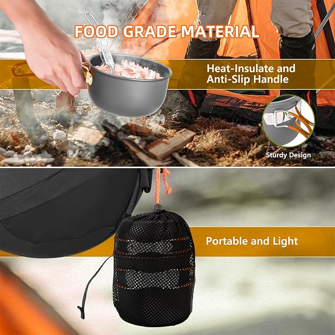 Camping Cookware Set with Stove