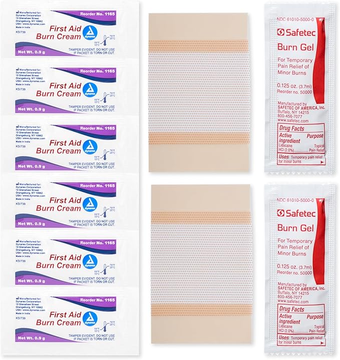 MFASCO First Aid Kit Refill Burn Care Refill Pack
