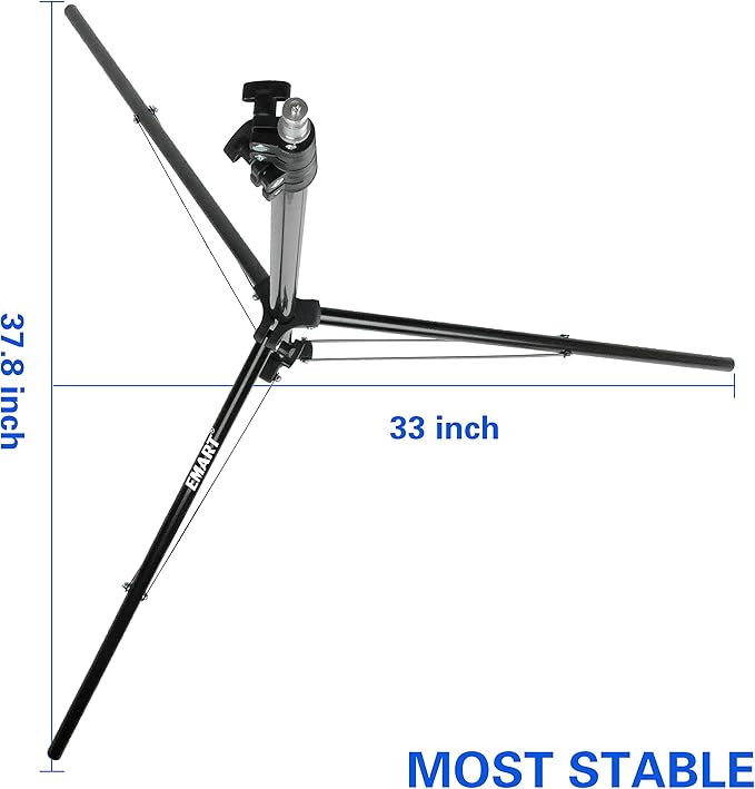 EMART 8.5 Ft Light Stand for Photography, 2 Pack Portable Photo Video Lighting Tripod for Speedlight, Flash, Softbox, Strobe, Camera, Selfie, Photographic Portrait
