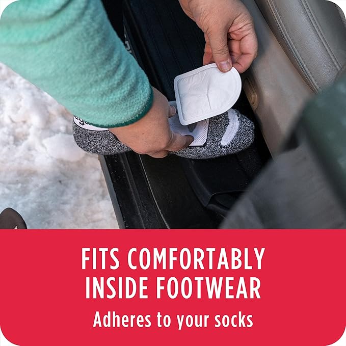 Toe Warmers - Adhesive Foot Warmers for Cold Weather Comfort