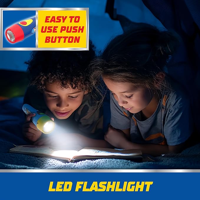 Energizer PAW Patrol Flashlights (2-Pack), Paw Patrol Toys for Boys and Girls, Great Lightweight LED Flashlights for Kids (Batteries Included)
