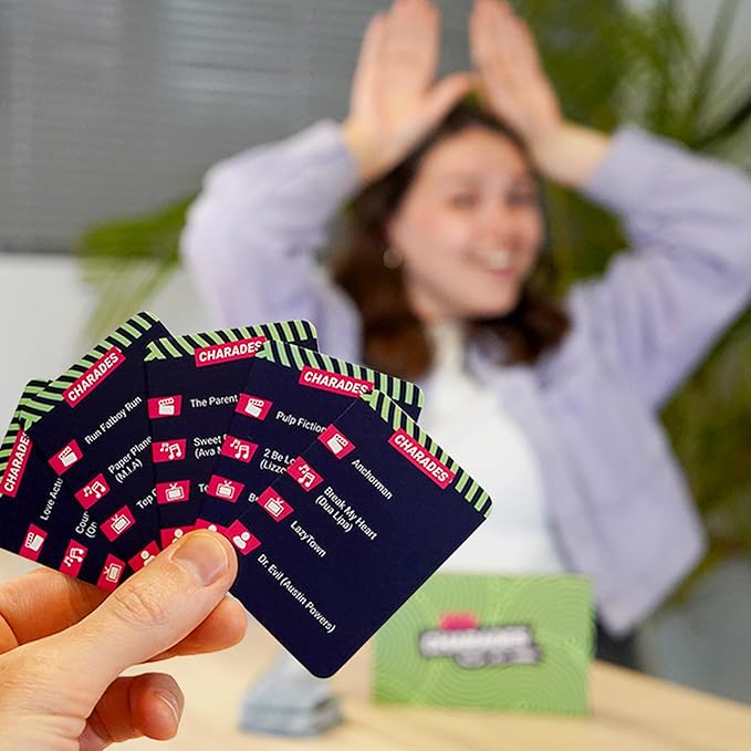 iykyk Charades - Fun Party Game for All - 150 Cards with Categories (Movie, Song, TV Show, and Celebrity/Character) - Twist onCharades - Perfect for Game Night and Parties! - Games Night - Great Gift!