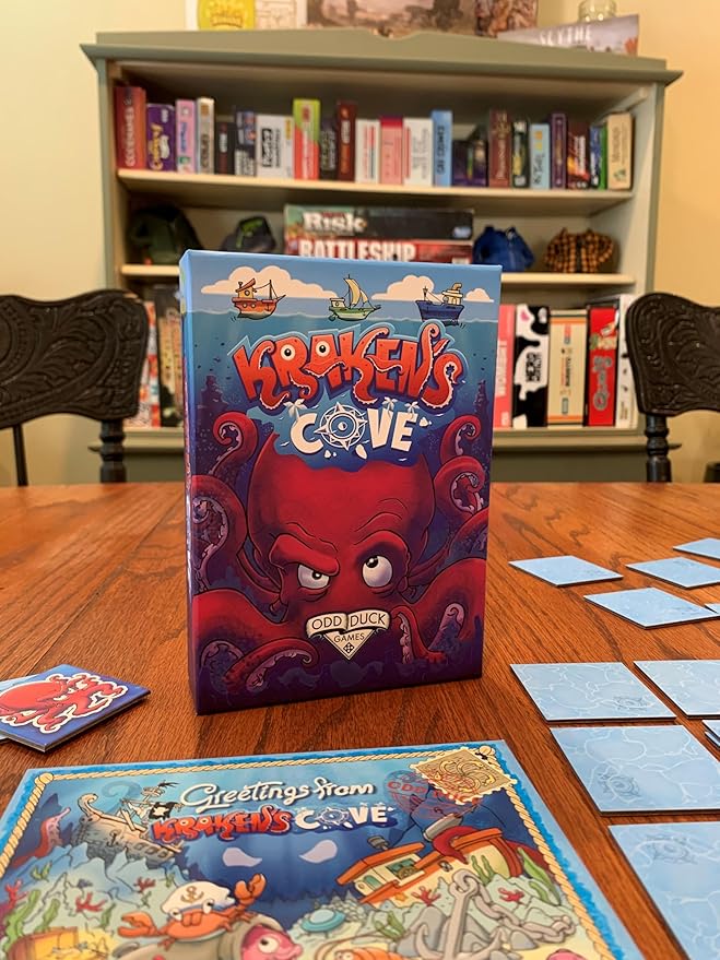 Kraken?™s Cove ??Memory & Strategy Game for Kids & Families | Quick Play Ocean Adventure Game | Ages 5+ | 1-3 Players | Under 15 Minutes