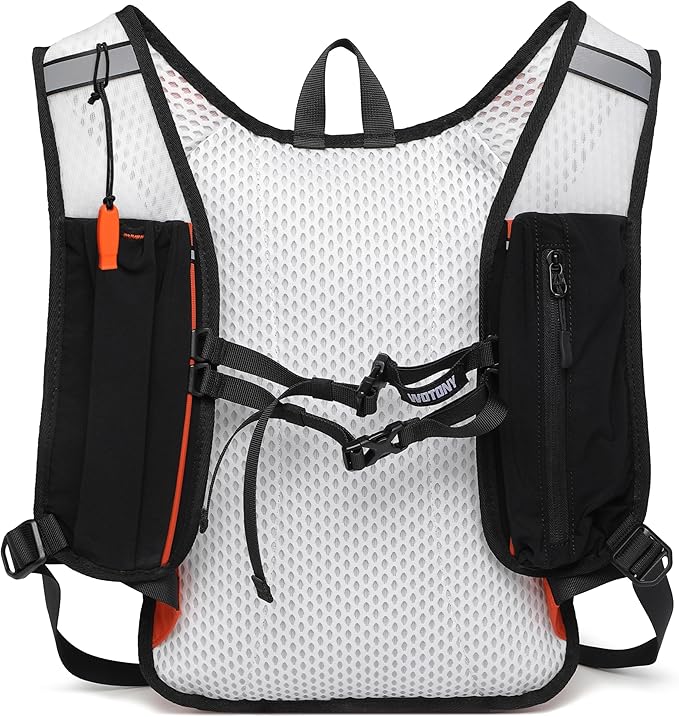 Wotony Lightweight Hydration Backpack with 2LOR 3LWater Bladder for Cycling Hiking Rave - Water Daypack for Men Women