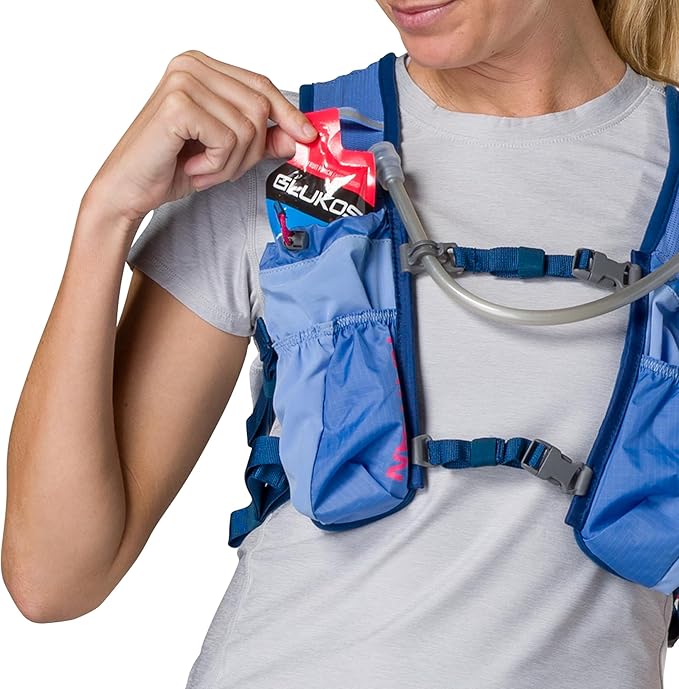 Nathan TrailMix Women's Running Vest/Hydration Pack. 12L (12 Liters) | 2L Bladder Included (2 liters). Zipper, Pockets.