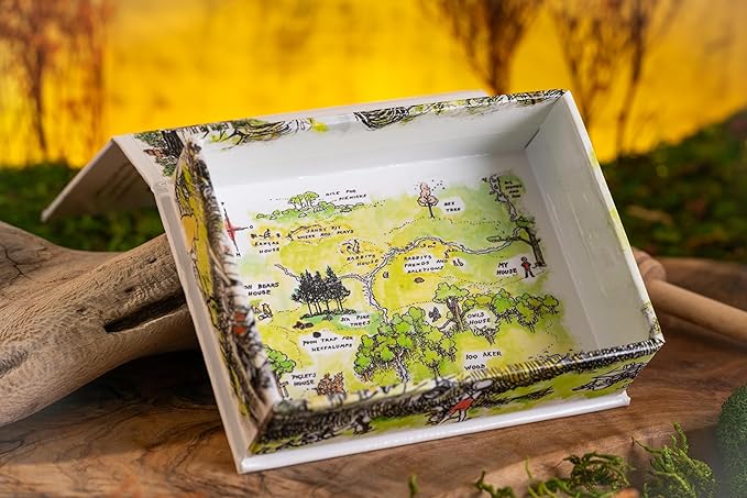 Luxury Hundred Acre Wood Themed Deck of Playing Cards – Premium, Collectible Card Set Gift for Adults and Card Game Enthusiasts. Gold Edging, Custom Design Cards With Magnetic Flip Box Deck of Cards.