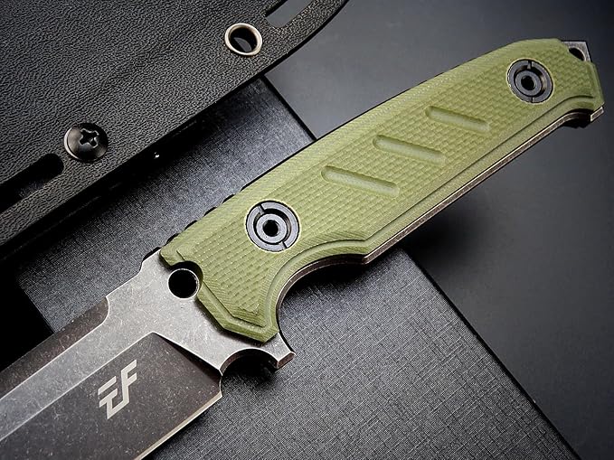 Eafengrow EF129 Fixed Blade Knife, DC53 Steel Tanto Blade,G10 Handle Full Tang Fixed Knifes Straight Knife for Camping Hunting Adventure Survival and EDC Tool