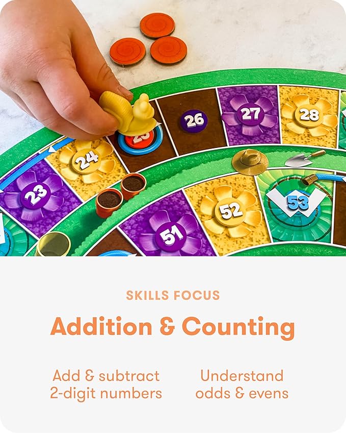 SimplyFun Whirly?™s World - Educational Board Game for Kids - Math Game to Teach Concept of Even & Odds - 2-6 Players, Ages 6 & Up