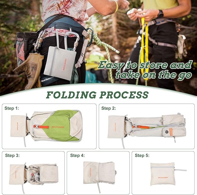 15L Small Hiking Backpack for Men Women Foldable Packable Back Pack Ultralight Hiking Daypack for Travel Camping Outdoor, Beige Green