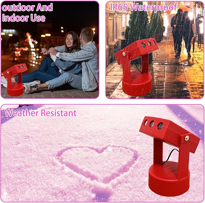 Valentine Decorations Projector Lights for Home,3 Themes Holiday Projector Valentine’ Day House Decoration Light Show