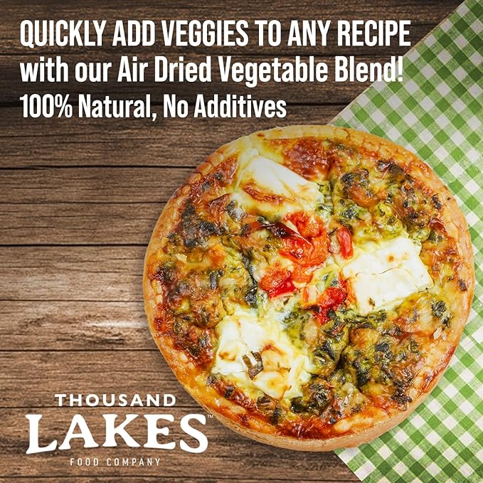Thousand Lakes Dried Mixed Vegetables Select Soup Blend - Bulk - 2 pounds | 100% Veggies | No Added Salt