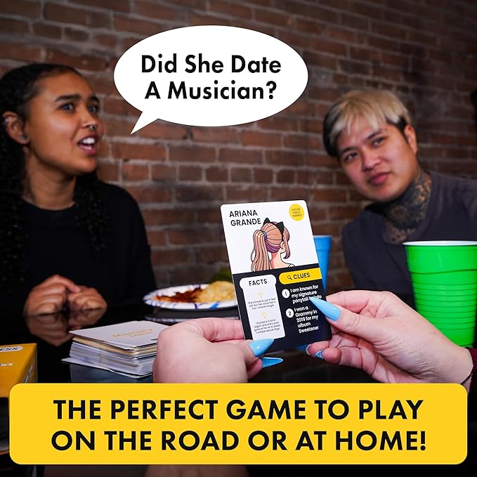 Educated Guess ??Fast & Fun Yes?‘or?‘No Trivia Party Game for Families & Friends | 100 Clue Cards, 4 Categories, Adults & Teens (Ages 12+) | Perfect for Road Trips & Gifts