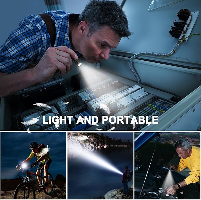 20 Pack Mini LED Flashlight 3.3 Inch Pocket Pen High Lumens Handheld Flashlight with Clip for Camping,Outdoor,Emergency