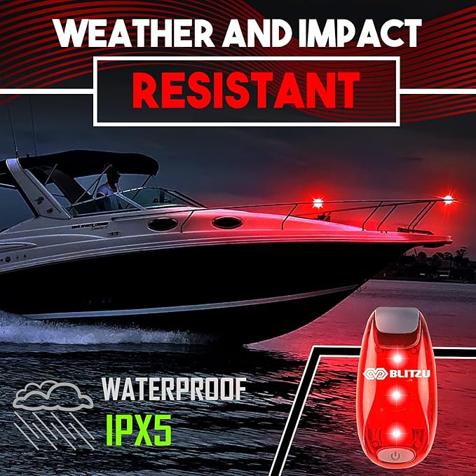 4 Pack LED Safety Light, Clip on Reflective Gear Lights for Walking at Night, Running, Jogging, High Visibility Strobe Light Accessories for Runners, Kids, Hiking, Kayak, Cycling, Camping, Boat
