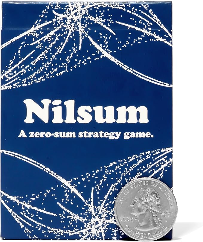 Nilsum - A Zero Sum Strategy Game - Casual Strategy Game for Adults, Teens, and Kids, Family Games for Kids and Adults, Card Games for Adults