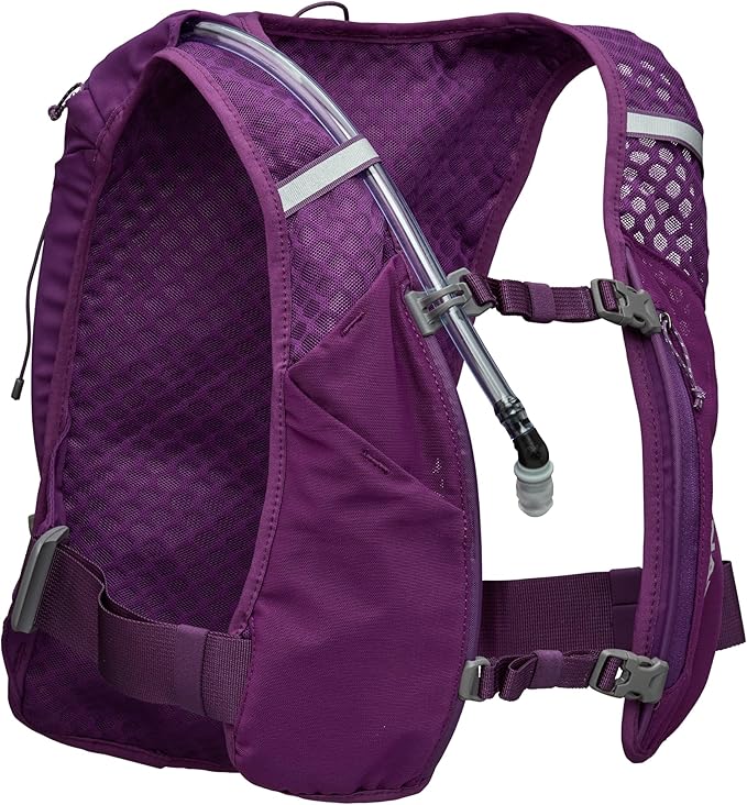 Nathan QuickStart 1.5L Hydration Pack Vest with Bladder or flasks, Storage Pockets, Breathable Moisture-Wicking Fabric, Adjustable Straps for Running, Hiking, Walking, Marathons, Obstacle Races