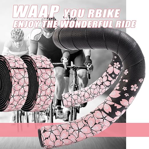 2pcs Bike Handlebar Tapes, Road Bicycle Bar Tape, Absorbent Bicycle Handle Bar Tape, Enhance Your Bicycle Handlebar Grip with These Bar Tape, Wrap Your Bike for an Awesome Comfortable Rid(YHHBlack)