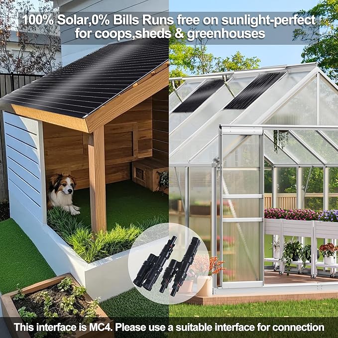 200W Semi-Flexible Solar Panel 12V/24V Monocrystalline Ultra-Flexible Bendable Mono Off-Grid Charger for Marine RV Cabin Van Car Boat Curve Surfaces (2 * 100w)
