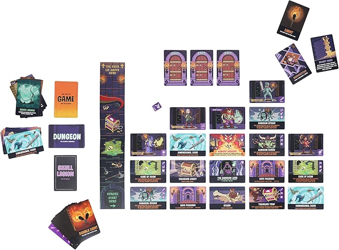 Ridley's Selfish: Dungeon Edition ??Fantasy Dungeon Crawl Card Game for Adults, Teens & Kids 10+, Survival Strategy 2-5 Players, Fast-Paced Party Activity for Fans of The Traitors