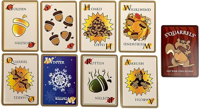 S'Quarrels Card Game - Quick Game for 2-6 Players of All Ages