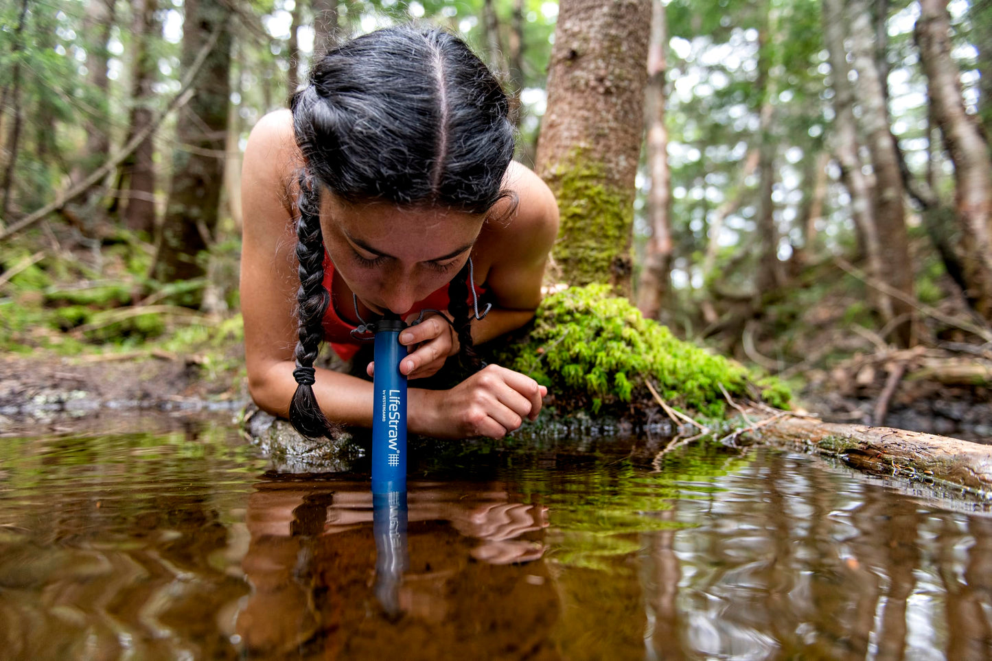 LifeStraw Personal — Water Filter for Hiking, Camping, Travel, and Emergency Preparedness, 4 Pack