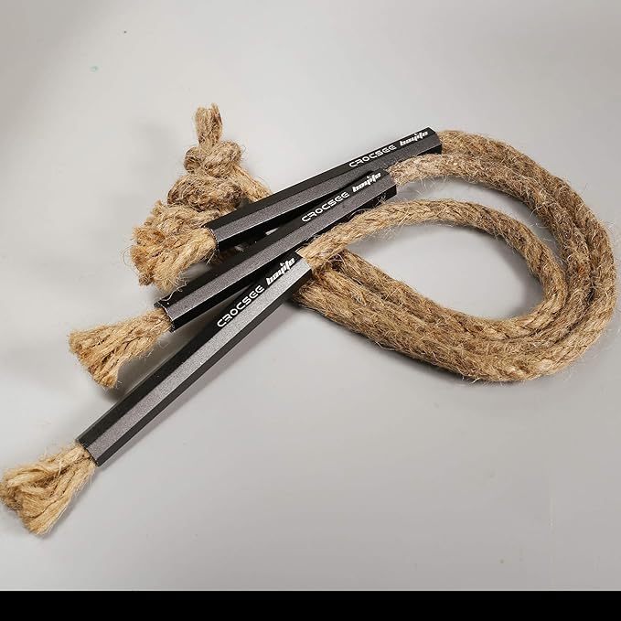 CrocSee Aluminum Bellows Tube Sleeve, Survival Waterproof Wick Hemp Cord Tinder Kits for Fire Starting
