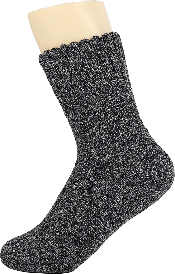 BomKinta Boot Socks for Women Winter Solid Thick Warm Socks Cozy Crew Socks Christmas Gift